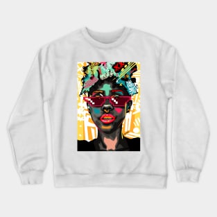 Afro Punk Girl Crewneck Sweatshirt